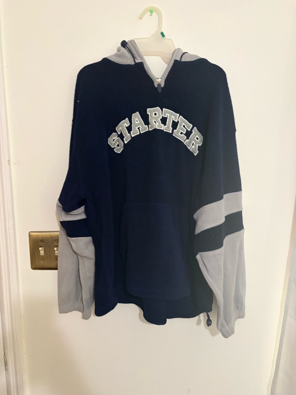 STARTER‎ Navy and Light Gray Fleece Jacket